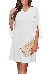 RUMIA Cocktail Dresses for Women Flutter 3/4 Sleeve