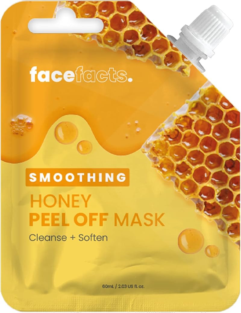 Face Facts Honey Peel Off Mask 60ml Cleanses Moisturises Skin Care