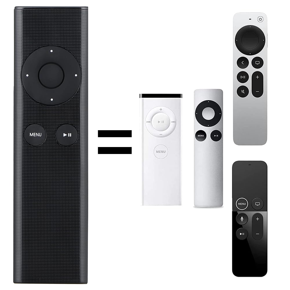 Alkia Remote Control Compatible with Apple TV 4K HD, Fit for Apple TV 1st 2nd 3rd 4th 5th Generation, for Apple TV2 TV3 Box Mac MacBook iPhone iPad, for Apple MC377LL/A A2169 A1842 A1625 A1427 A1469 — image 1