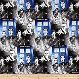 Springs Creative Products BBC Doctor Who Police Public Call Multi Fabric by The Yard
