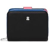 Tous Women's 2001689951 New Dubai Saf Tri-Black Wallet, Small, One Size, Black, 12 x 10 x 3 cm