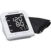SmartHeart Blood Pressure Monitor | Wide-Range Upper Arm Cuff | Audible English Spanish Instructions and Results for Visually Impaired | 199-Reading Memory