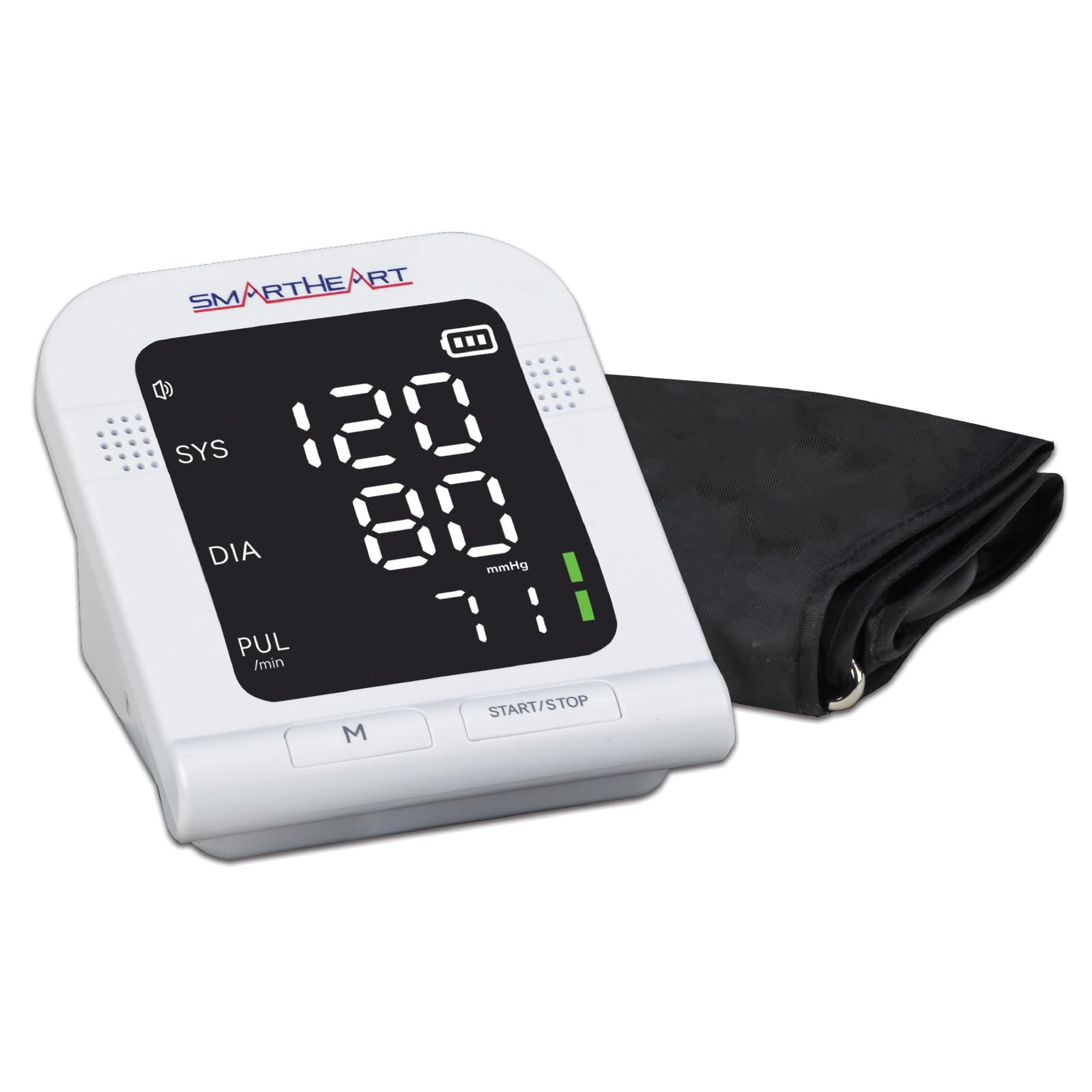 Photo 1 of SmartHeart Blood Pressure Monitor | Wide-Range Upper Arm Cuff | Audible English Spanish Instructions and Results for Visually Impaired | 199-Reading Memory