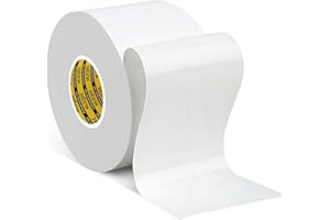MILEQEE Duct Tape Heavy Duty Single Sided, Strong Adhesive High Strength, Waterproof Mesh Tape for Indoor and Outdoor Repairing Sealing Bonding, Easy Use Hand Tearable, 2.36 Inch x 66 Feet, White