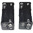 Corpco 4 x AA Battery Holder with Standard snap Connector 6V Output Type BH343 2 Pack
