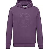 BMW Tonal Dot Sweat Hoodie – Organic Cotton Medium Weight, Casual Fit, Double Layer Hood