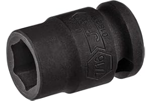 Jetech 3/8 Inch Drive 7/16 Inch Standard Impact Socket, Made with Chrome Molybdenum Alloy Steel, Heat Treated, 6-Point Design