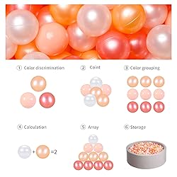 GOGOSO Ball Pit Balls - 100 Soft and Colorful