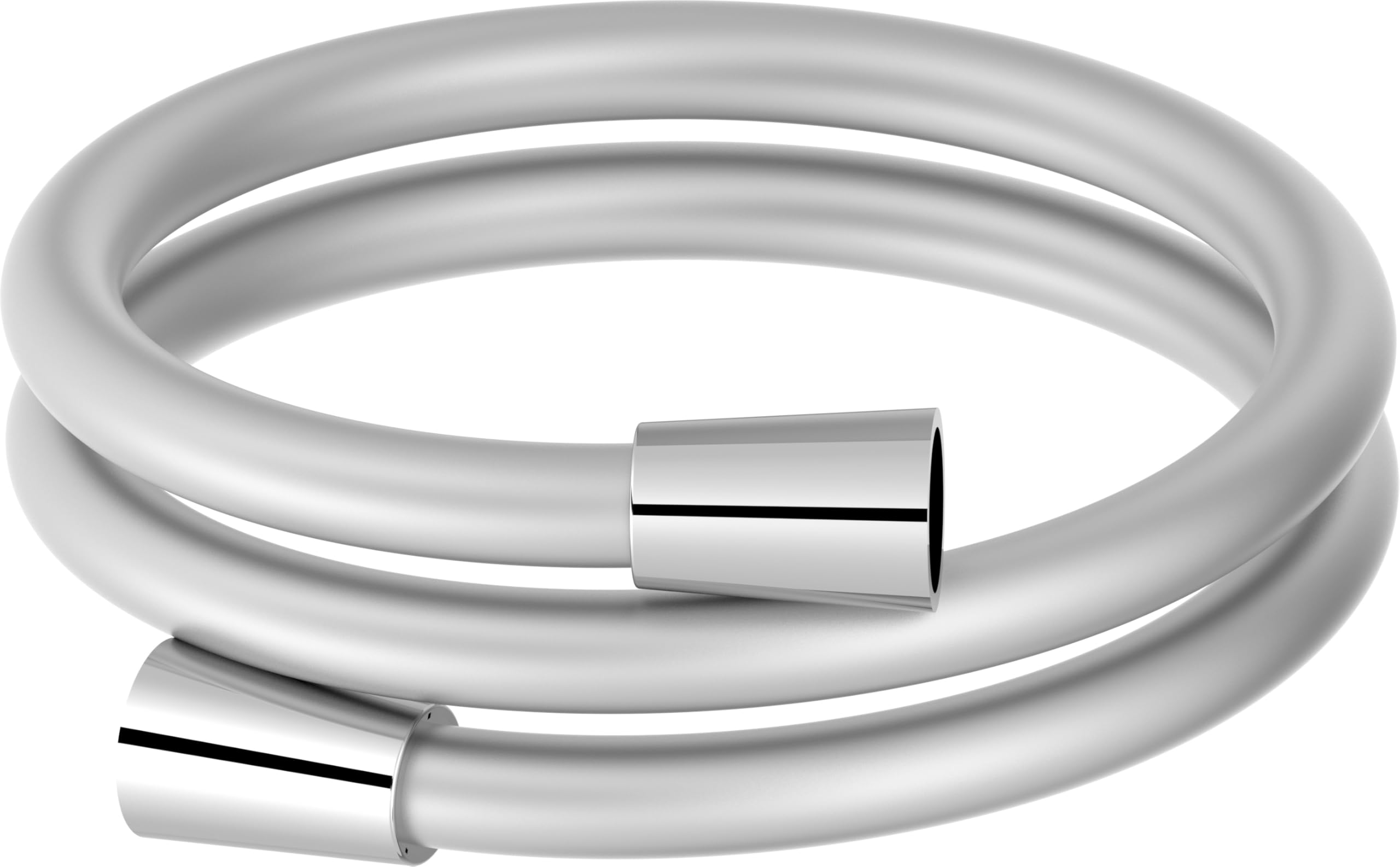 Jacob Delafon E75206-CP Smooth Shower Hose Anti-Twist Metal Look 1, 60 m, Chrome