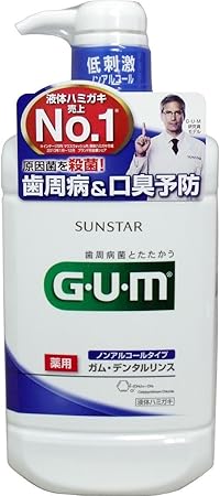 Amazon Gum ガム デンタルリンス ノンアルコールタイプ 960ml 医薬部外品 Gum ガム ビューティー 通販