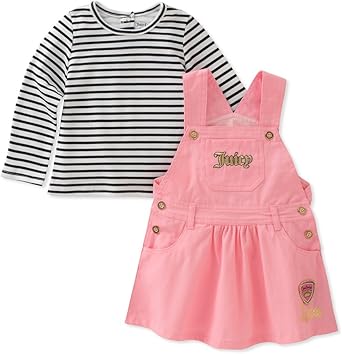 girls pink jumper dress