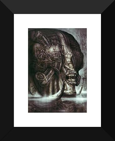 Tallenge Necronom Iv By H R Giger H R Giger Collection Large Digital Print Framed 21 X 30 Inches Amazon In Home Kitchen His design for the alien was inspired by his painting necronom iv and earned him an oscar in 1980. amazon in
