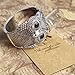 Merdia Vintage 50mm Width Wide Owl Woman Cuff Bracelets [Jewelry]