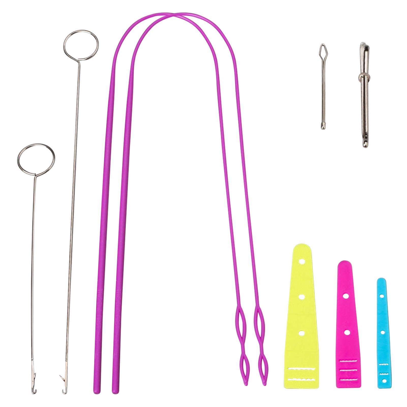 Divono 9pcs Sewing Loop Kit,Flexible Drawstring Needle Threaders,Include Loop Turner Hook Sewing Accessories,Suitable for Adding Replacement Drawstrings to Pants or Jackets