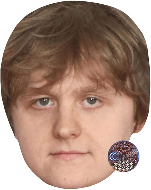 Amazon Com Lewis Capaldi Blonde Hair Celebrity Mask Flat Card
