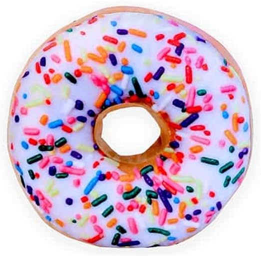 Amazon Com Top Trenz Van2 Donut Pillow Vanilla Scented White