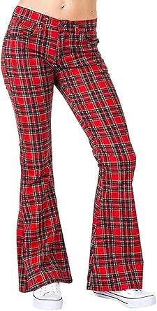 tartan flares