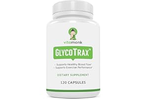 VitaMonk GlycoTrax™ GPLC Extra Large Bottle - 120 Capsules of High-Absorption Glycine Propionyl-L-Carnitine with No Artificial Fillers - Glycine Propionyl L Carnitine Supplement