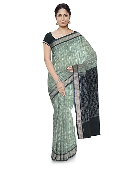Odisha Handloom Ikkat Womens Cotton Saree (Multi-Coloured, orissa art 41)