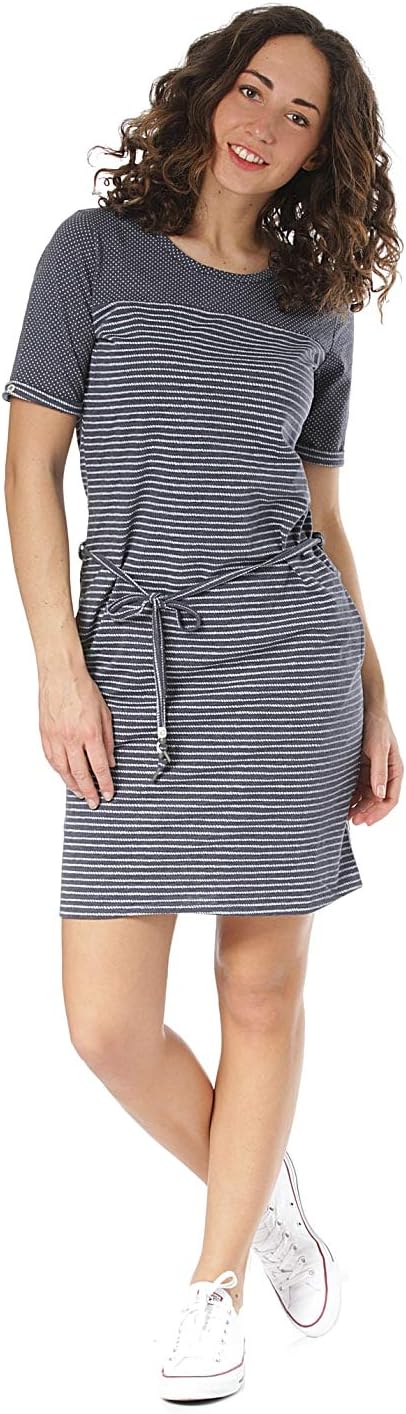 Ragwear NUGGIE Dress Women Ladies Dress,Summer Dress,Short Sleeves,Vegan