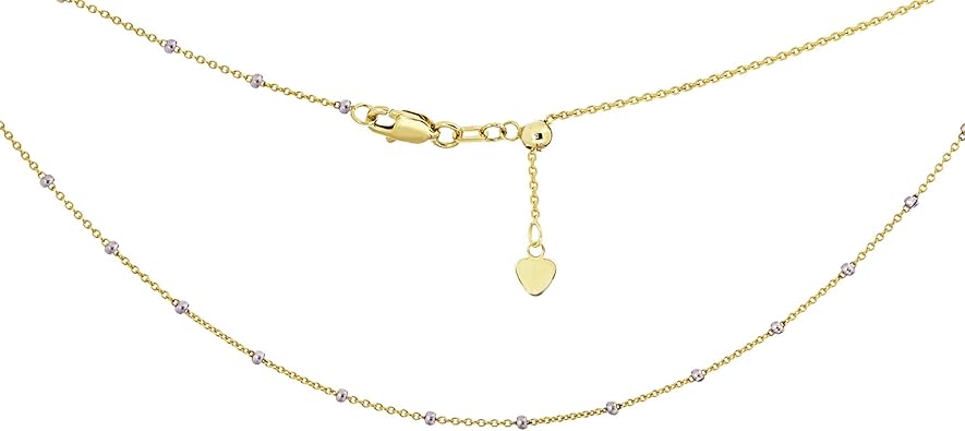 White gold choker style necklaces Clearance