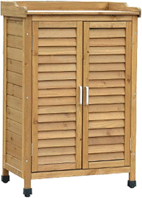 Amazon Co Jp 小さな屋外ガーデン収納小屋 木製シャッターデザイン収納オーガナイザー 芝生ケア機器 プール用品 ガーデンアクセサリー ホーム キッチン Amazon Co Jp 小さな屋外ガーデン収納小屋 木製シャッターデザイン収納オーガナイザー 芝生ケア機器 プール用品 ガーデンアクセサリー ホーム キッチン