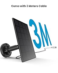ieGeek Solar Panel for S1, Compatible with DC 5V