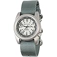 Bertucci A-2sel Super Illuminated - Ghost Gray El Dial- 354 Vintage Drab Nylon Band