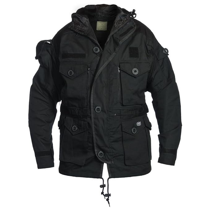 Kommando Einsatz Security Jacke SMOCK schwarz S-XXXL M,Schwarz