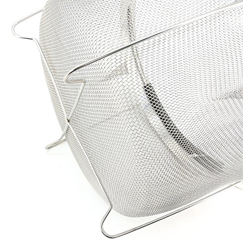 Steamer Basket for 6 or 8 qt Instant Pot Pressure Cooker, 304 Stainless Steel Steamer Insert Basket with Silicone Handle, Great Instant Pot Accessories for Steaming Vegetables Eggs Meats - Thumbnail 3