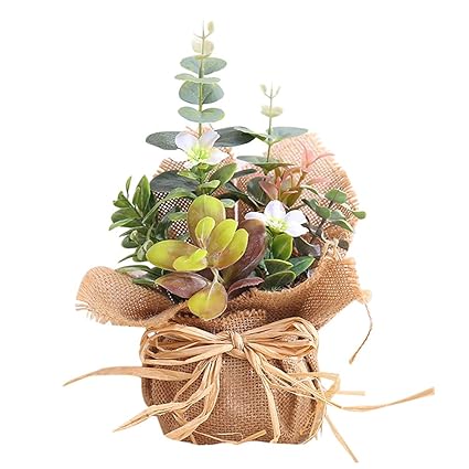 Sue Supply Fleurs Séchées Bouquet Toile De Jute Toile De Jute En Pot Diy Naturel Faux Fleur Artificielle Pot Fleurs Bouquet De Mariage De Mariée