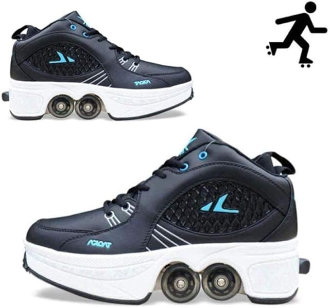 YUANYI Roller Skate Schoenen, Kick Rollers Met Wielen Voor Volwassenen