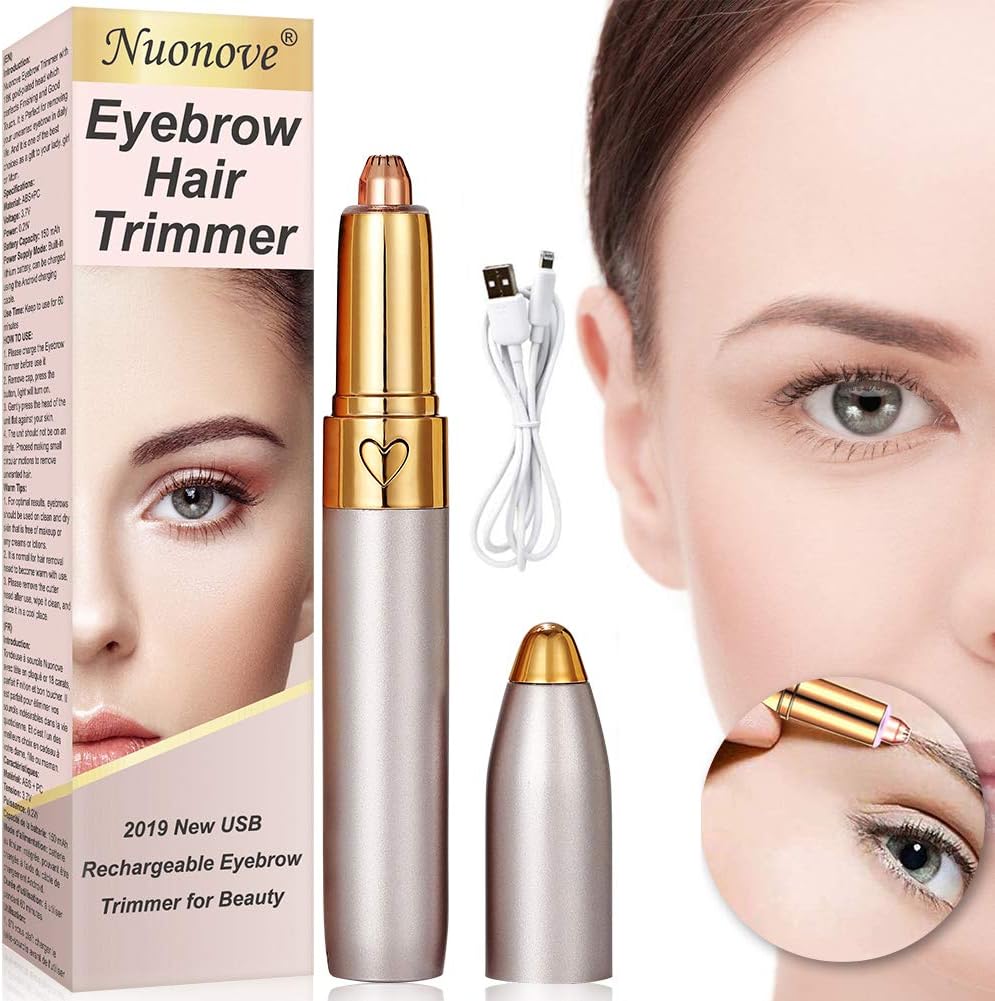 Eyebrow Hair Remover, Eyebrow Trimmer for Women, USB Charging Electric