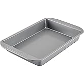 Farberware Nonstick Bakeware Baking Pan / Nonstick Cake Pan, Rectangle - 9 Inch x 13 Inch, Gray