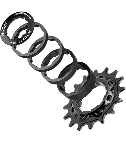 Amazon.com : Wolf Tooth CNC Machined Aluminum Singlespeed Cogs in