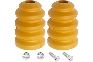 MDEOOSKY 2pcs Yellow Rear Bump Stops Replacement for Chevy Silverado 1500 2007-2019 Replacement for GMC Sierra 1500 2007-2019, 15236353