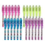 Invisible Ink Pen, MALEDEN Spy Pen with UV Light Magic Marker Kid Pens for Secret Message and Party Goody Bag Stuffer (24pcs)