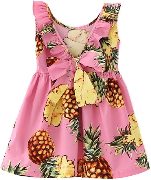 Pineapple Dress Toddler Girl