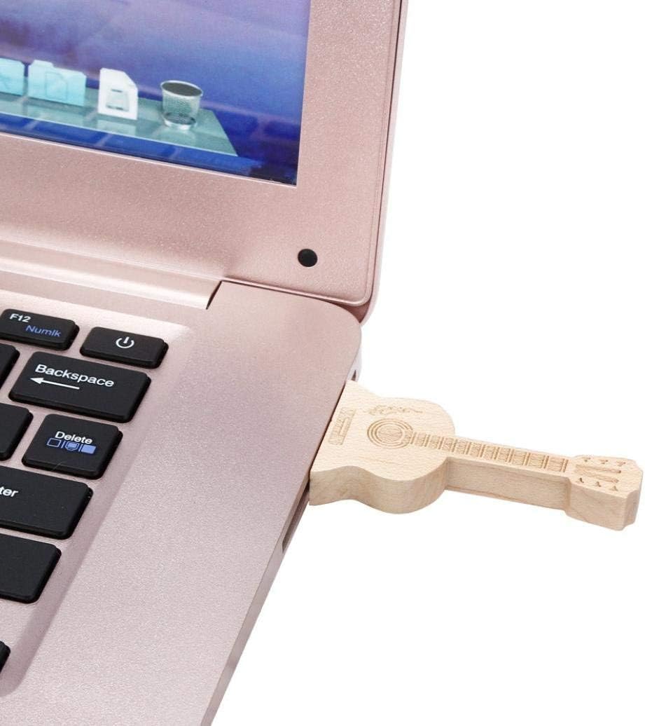 Guitar Wood 16GB USB Musical Instrument Flash Pen Drive Memory Thumb Stick Data Storage Bamboo - Image 4