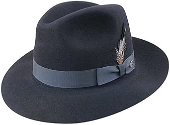 Bailey 6103 Mens Stanza Hat, Navy-6 3/4 