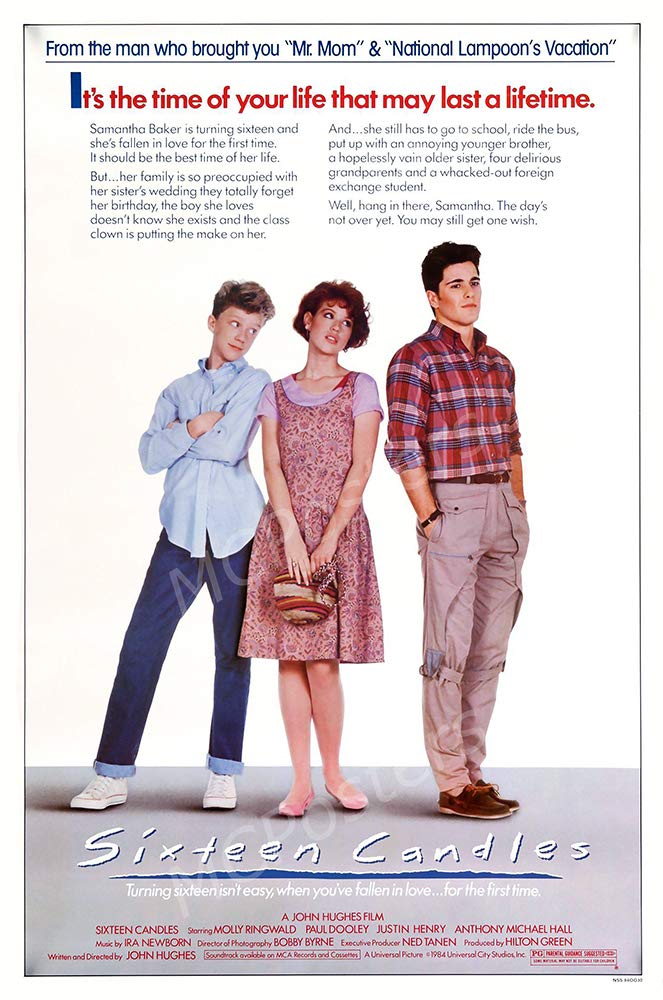 MCPosters - Sixteen Candles Glossy Finish Movie Poster - MCP650 (24" x 36" (61cm x 91.5cm))