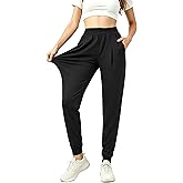 Othedrich Womens Joggers with Pockets Loose Fit Lounge Athletic Sweatpants Lightweight Tapered Track Pants for Hiking Running