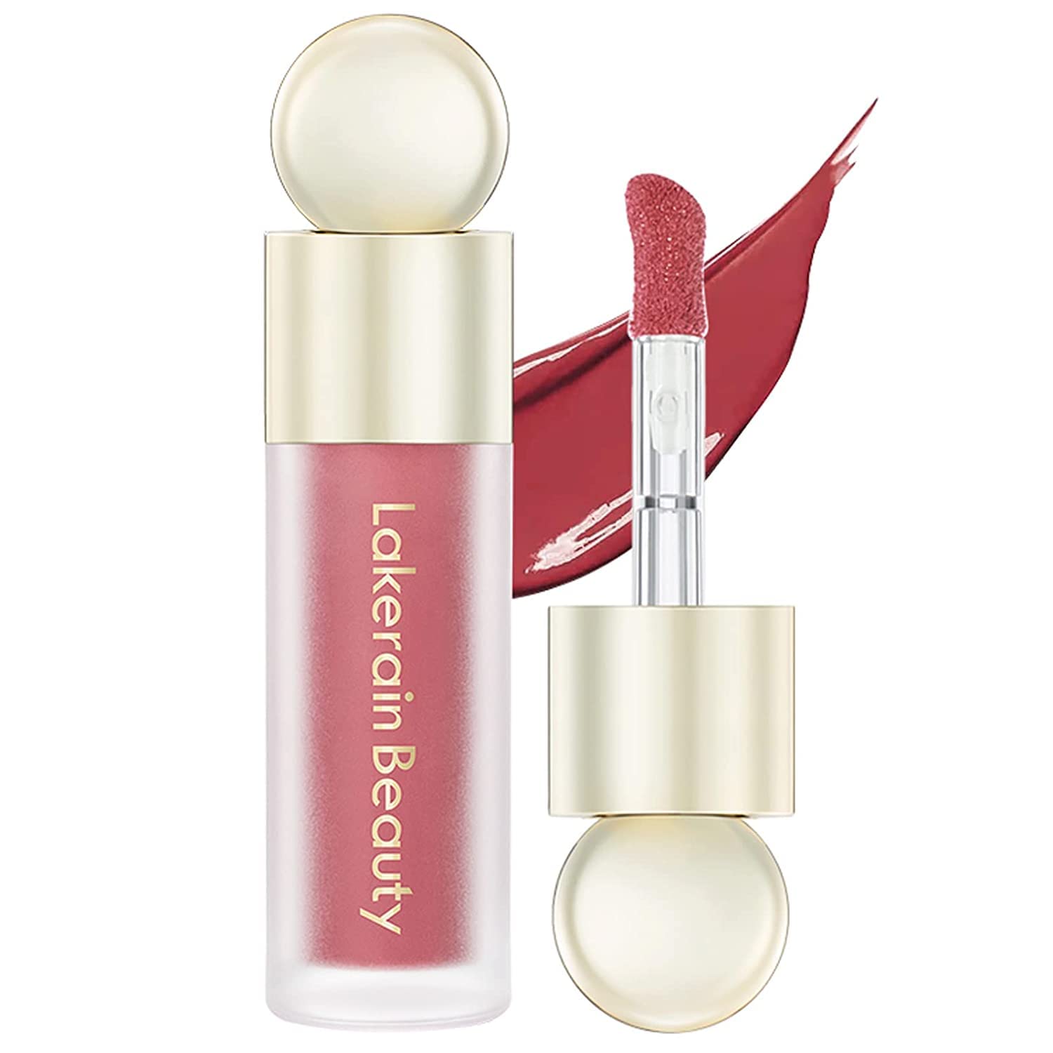 Beauty Searcher Cream Liquid Blush, Dewy Finish, Pink, Compact Tube, Fortunately Flushed