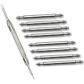 Olytop for 22mm Spring Bars Watch Pins Replacement Pins 8 PCS Diameter 1.5mm with Watch Band Remove Tool (22mm)
