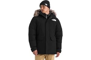 THE NORTH FACE Men's McMurdo Parka | Long Waterproof Winter Jacket with 600 Fill Waterfowl Down Insulation, 3 Piece Hood