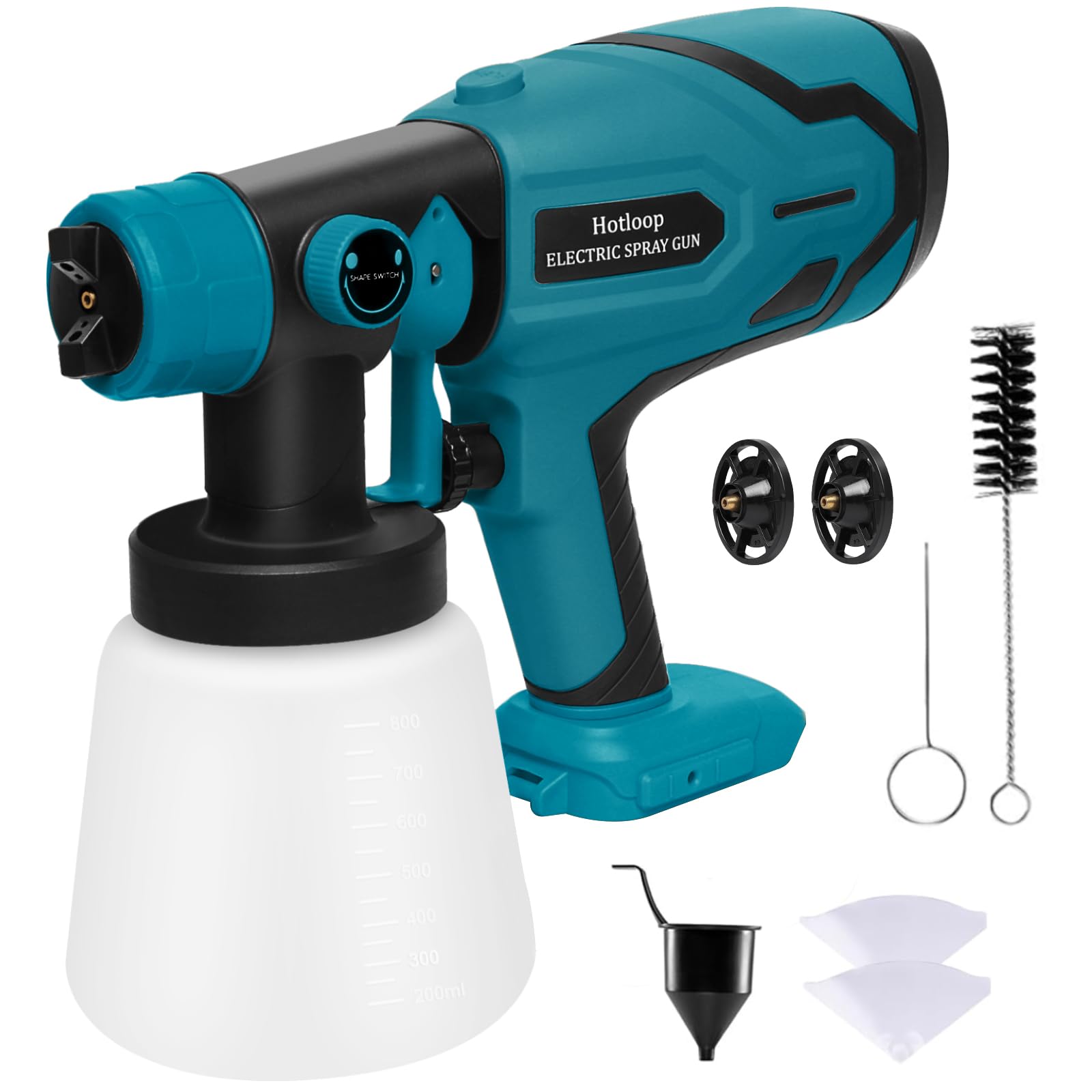 Photo 1 of Paint Sprayer for Makita 18V Battery, Cordless HVLP Paint Sprayers for Home Interior and Exterior, House Painting Stain Sprayer for Fence, Furniture, cabinets, Walls, etc. (Battery NOT Included)