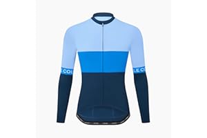 LE COL Men’s Sport Long Sleeve Jersey | Zip Closure Cycling Shirt | Rear Pockets, Sustainable Construction, Relaxed Fit