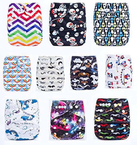 Calababy Reusable Washable Baby Cloth Diapers Nappies (all)