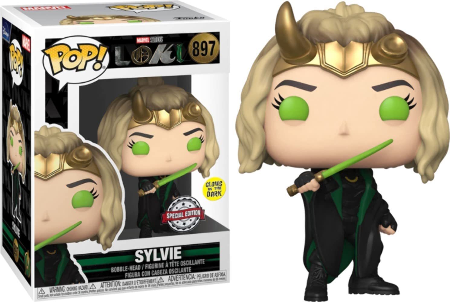 Funko Pop Vinyl 57280 Loki: Sylvie (Glow in the Dark Special Edition) #897