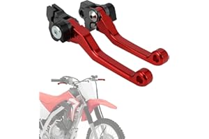 IUVWISN Dirt Bike Brake Clutch Lever Adjustable Levers Set CNC for CRF125F CRF125FB Big Wheel CRF125 2014-2025 Dirt Pit Bike 